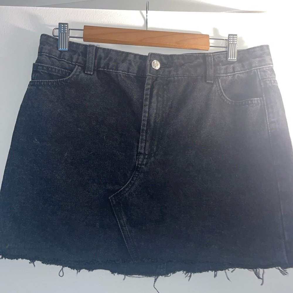 Primark Black Demin Skirt